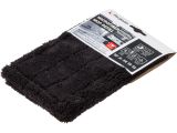 Microfiber mop refill, black, PERFECTO LINEA