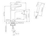 Watch image 2 Bidet faucet brass D35, series NEO AV Engineering