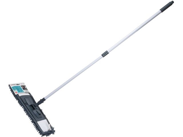 Chenille flat mop, grey, PERFECTO LINEA