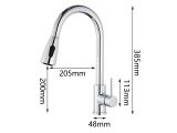 Watch image 2 Kitchen faucet zinc D35, series 820 ECONOCE
