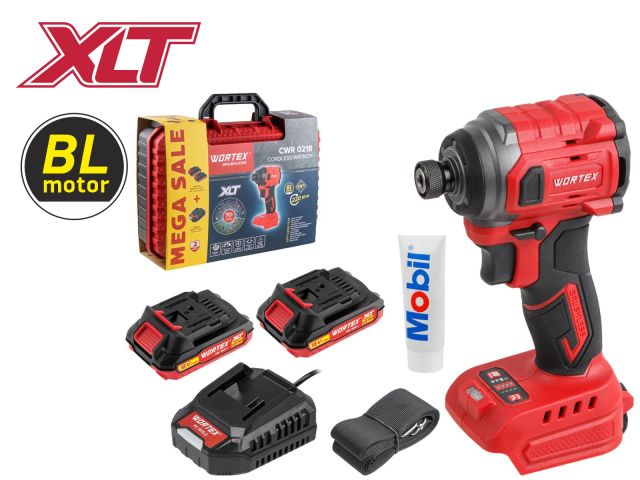 Cordless impact drill WORTEX CWR 0218 SET