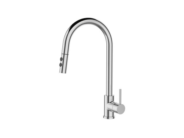 One handle (D35) brass kitchen faucet, DAR series, AV Engineering