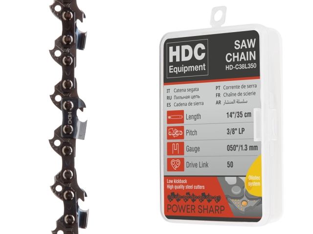 Saw chain 35 cm 14&quot; 3/8&quot; LP 1.3 mm 50 th. HDC