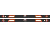 Spirit level 1000mm 3 vials: 90° 180° 45° with magnets  STARTUL PROFI