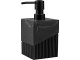 Soap dispenser ELEMENT MARBLE, black, PERFECTO LINEA