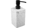 Soap dispenser STONEWAVE, white, PERFECTO LINEA