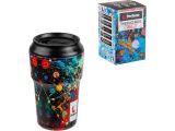Vacuum bottle, 450 ml, stainless steel,  fun splash, 3D series, PERFECTO LINEA