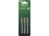 Jig saw blades for wood T119BO 3pcs/set VOLAT