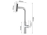 Watch image 2 Kitchen faucet zinc D35, series 820 ECONOCE