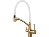 Kitchen faucet brass D35, series LUX gold AV Engineering