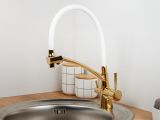 Watch image 4 Kitchen faucet brass D35, series LUX gold AV Engineering