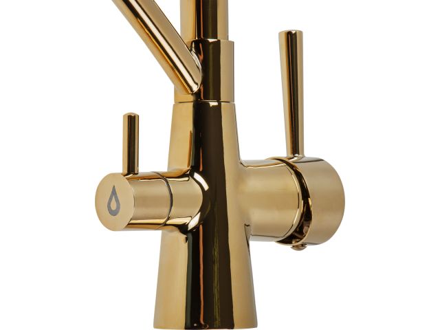 Image 3 Kitchen faucet brass D35, series LUX gold AV Engineering