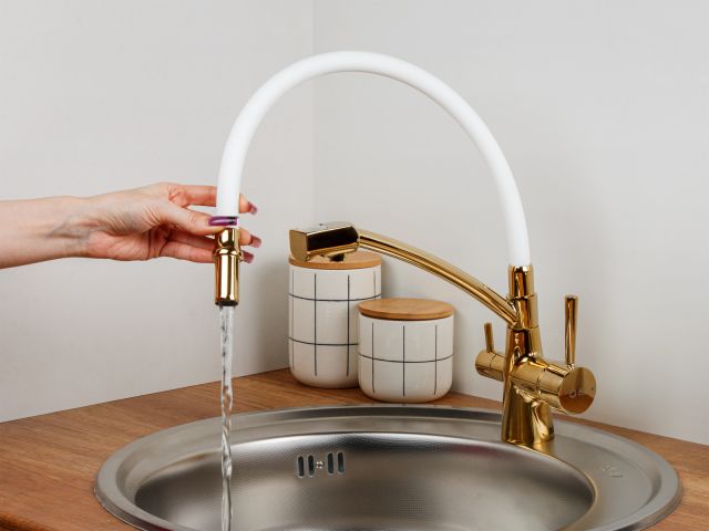 Image 5 Kitchen faucet brass D35, series LUX gold AV Engineering