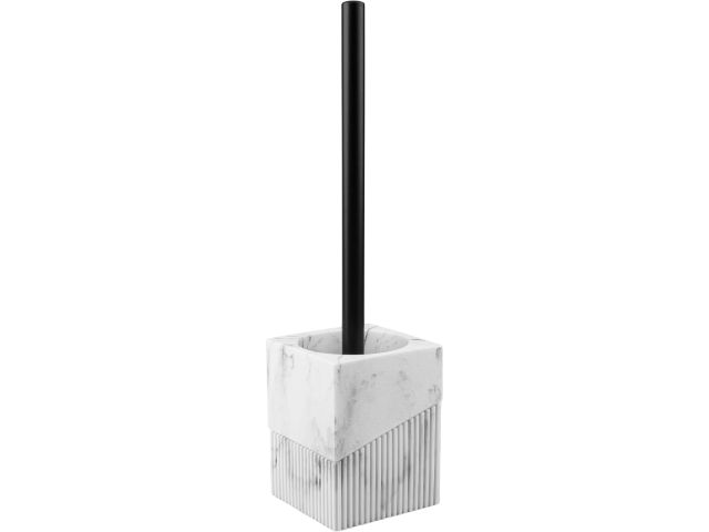Toilet brush  ELEMENT MARBLE, white, PERFECTO LINEA