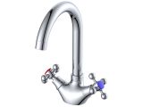 Two handle zinc kitchen faucet, series 500 ECONOCE