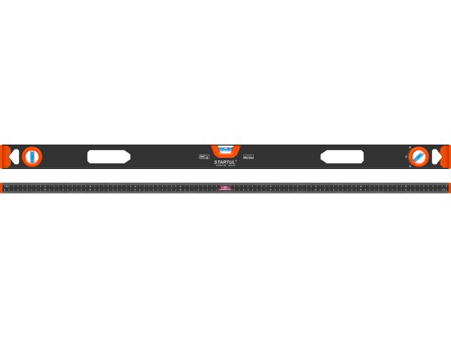 Image 1 Spirit level 1000mm 3 vials: 90° 180° 45° STARTUL MASTER