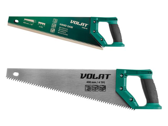 Hand saw for wood 400mm 4TPI ВОЛАТ