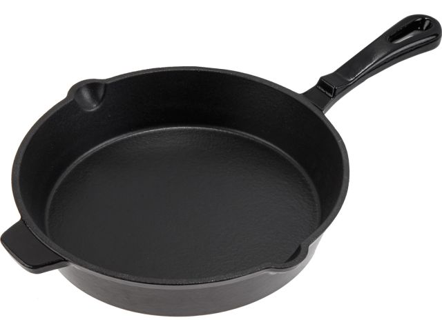 Cast iron frying pan 26.5x5.4 cm with handle, Classic series, PERFECTO LINEA