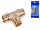Tee 3/4&quot; m.-m.-m. with restrictor, AV Engineering