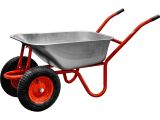 Wheelbarrow HDC HD-W402 (120 l, 400 kg, 2 pneumatic wheels 4.00-8)
