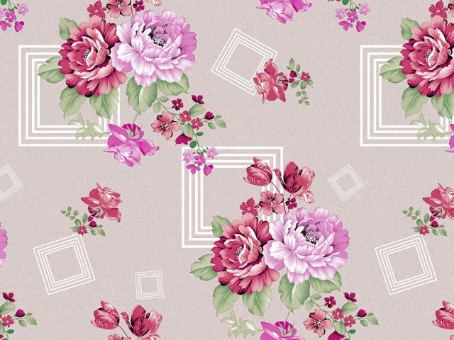 Table oilcloth, PVC-coated non-woven base, &quot;DECO&quot; collection, 1 linear meter, PERFECTO LINEA