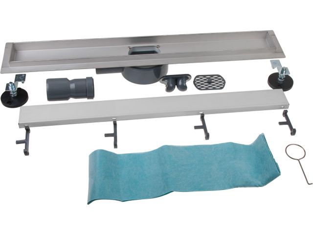 Image 2 Shower drain horizontal D40, stainless steel , 70x600, AV Engineering