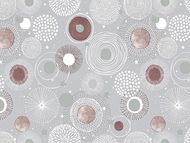 Table oilcloth, PVC-coated non-woven base, &quot;DECO&quot; collection, 1 linear meter, PERFECTO LINEA