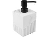 Soap dispenser ELEMENT MARBLE, white, PERFECTO LINEA