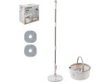 Mop with wringing bucket Mopex, white-gray, PERFECTO LINEA