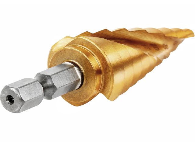 Image 4 Step drill bit HSS 4-20mm 9 steps GEPARD