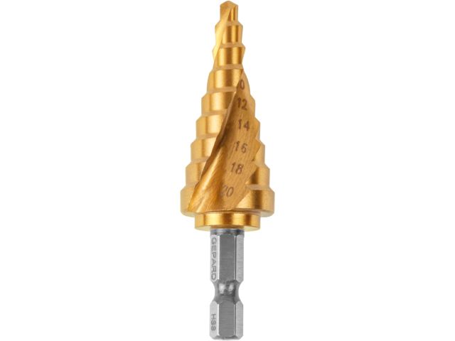 Image 2 Step drill bit HSS 4-20mm 9 steps GEPARD