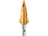 Watch image 3 Step drill bit HSS 4-20mm 9 steps GEPARD
