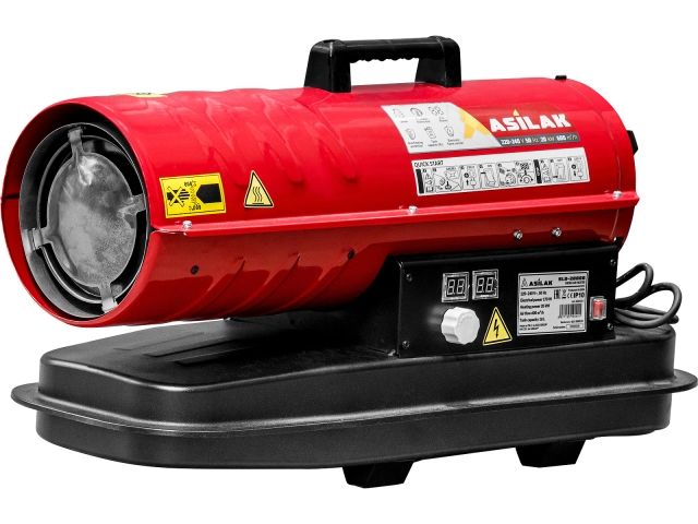 Diesel (kerosene) forced air heater ASILAK SLD-20000 straight