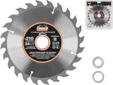 TCT saw blade for wood 210х30/20/16mm 24 teeth GEPARD
