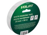 White masking tape 135micx25mmx50m VOLAT