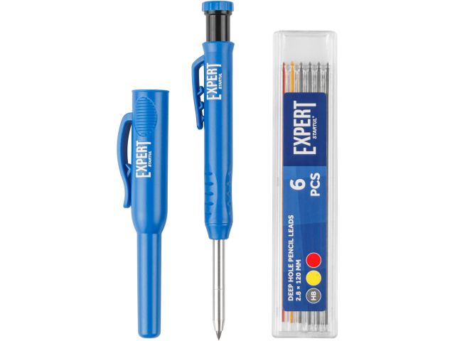 Image 2 Deep hole construction pencil with lead set EXPERT STARTUL