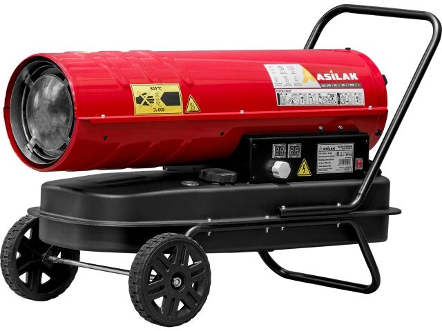Diesel (kerosene) forced air heater ASILAK SLD-30000 straight