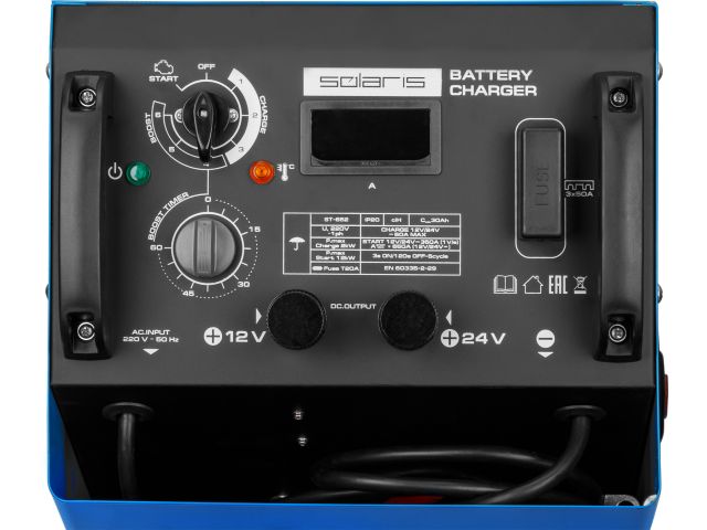Image 3 Battery charger with jump start SOLARIS ST-652