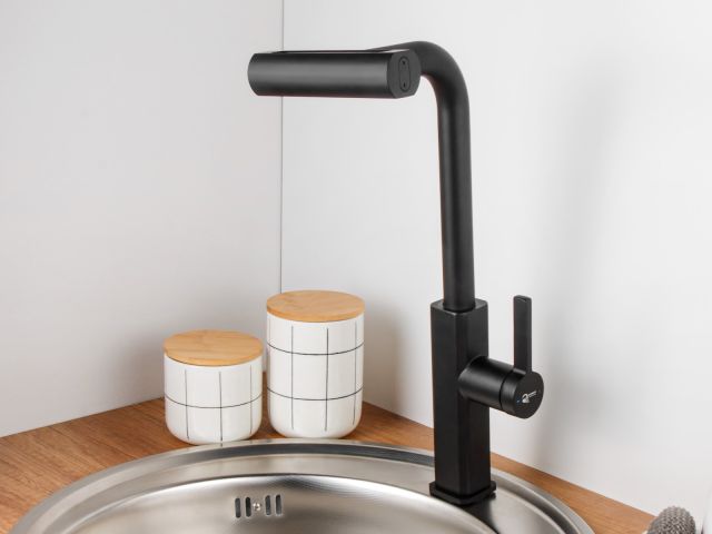 Image 4 Kitchen faucet zinc D35 black, series 820 ECONOCE