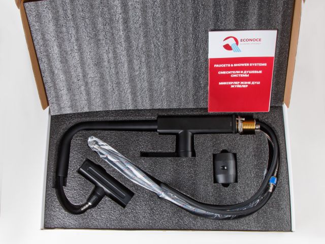 Image 6 Kitchen faucet zinc D35 black, series 820 ECONOCE