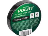 PVC insulation tape 15mmx20m black, 0,13mm thickness VOLAT