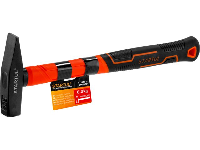 Machinist Hammer 0,3kg fiberglass handle STARTUL STANDART