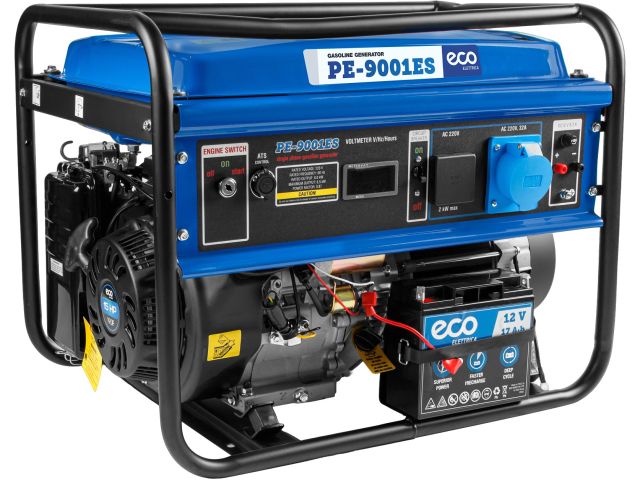 Gasoline generator ECO PE-9001ES (220 V~, 60 Hz, 6,5kW)