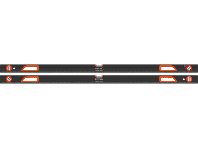 Image 1 Spirit level 1500mm 3 vials: 90° 180° 45° with magnets STARTUL PROFI