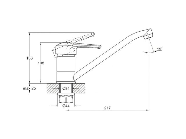Image 3 Kitchen faucet zinc D40, series 630 ECONOCE