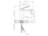 Watch image 3 Basin faucet D35, series 760 ECONOCE