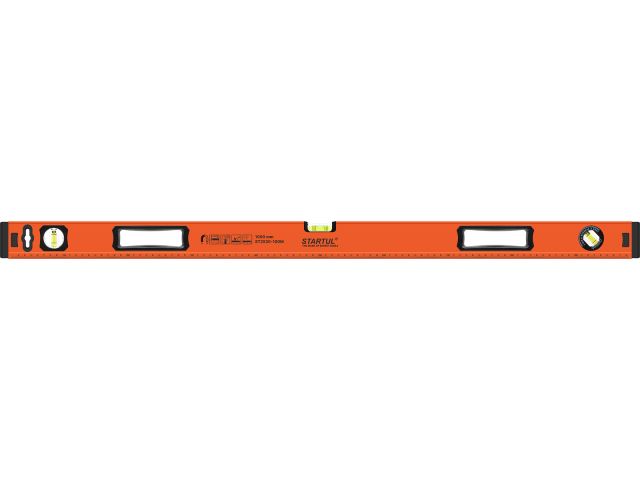 Image 1 Spirit level 1000mm 3 vials: 90° 180° 45° with magnets STARTUL STANDART