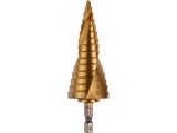 Watch image 2 Step drill bit HSS 4-32mm 15 steps GEPARD