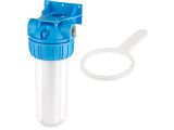 Water filter housing with wrench and bracket, 1&#039;&#039; with PP filter cartridge