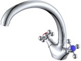 Two handle zinc kitchen faucet, series 500 ECONOCE